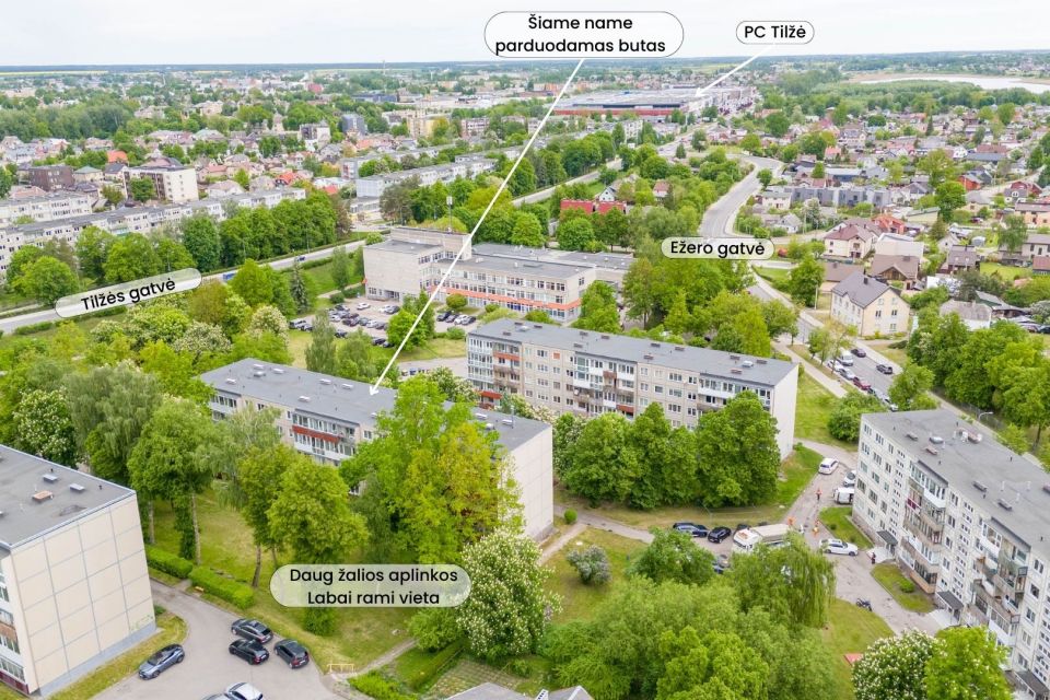 Parduodamas antrame auk&scaron;te esantis 2 kambarių butas Tal&scaron;os g. 4, &Scaron;iauliuose