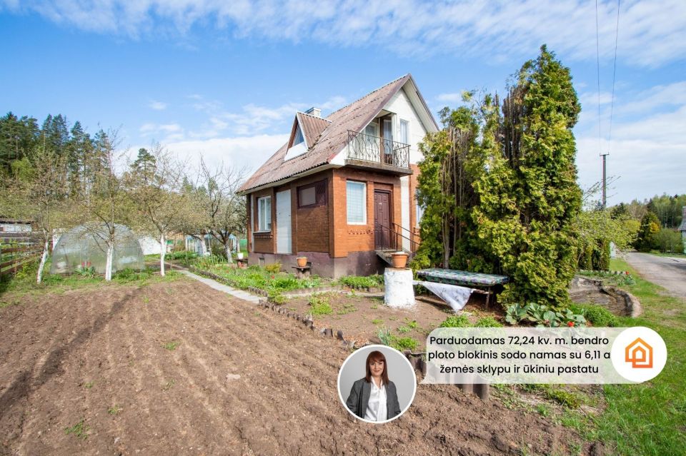 Parduodamas blokinis/mūrinis sodo namas su sklypu Kurtuvėnų regioniniame parke, Linartų SB, Smėlio g. 8
