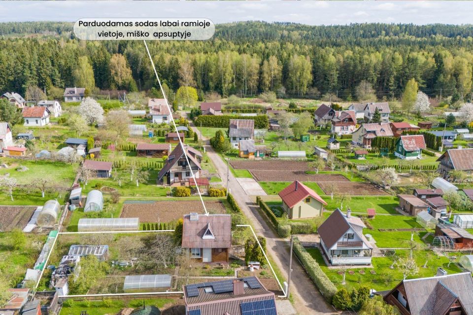 Parduodamas blokinis/mūrinis sodo namas su sklypu Kurtuvėnų regioniniame parke, Linartų SB, Smėlio g. 8