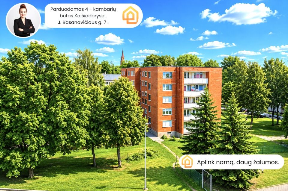 Parduodamas butas Kai&scaron;iadoryse, J. Basanavičiaus g. 7