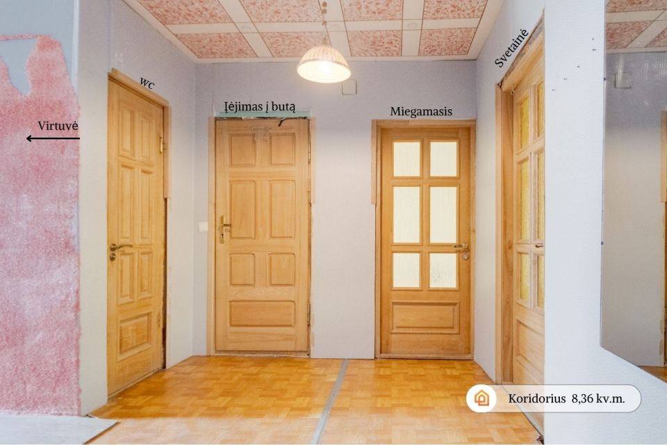 Parduodamas butas Kai&scaron;iadoryse, J. Basanavičiaus g. 7