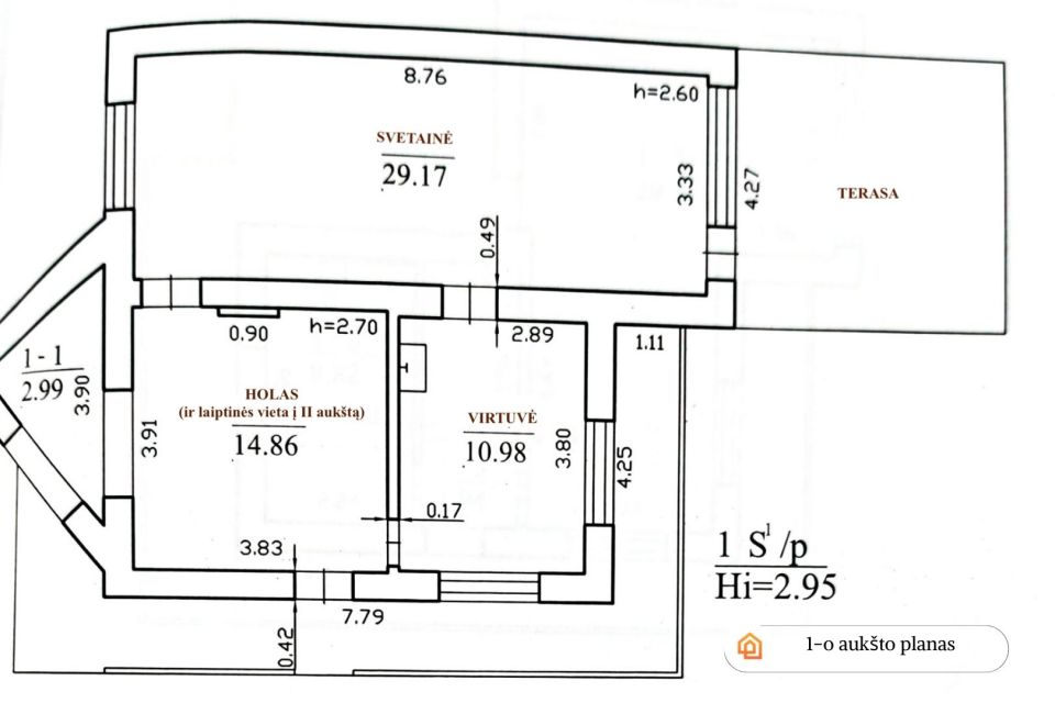 PARDUODAMAS erdvus 172,73 kv.m. sodo namas pu&scaron;yno apsuptyje, Prūdi&scaron;kės k., Vilniaus raj.