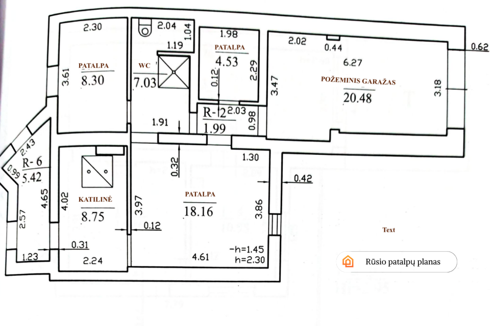 PARDUODAMAS erdvus 172,73 kv..m. sodo namas pu&scaron;yno apsuptyje, Prūdi&scaron;kės k., Vilniaus raj.
