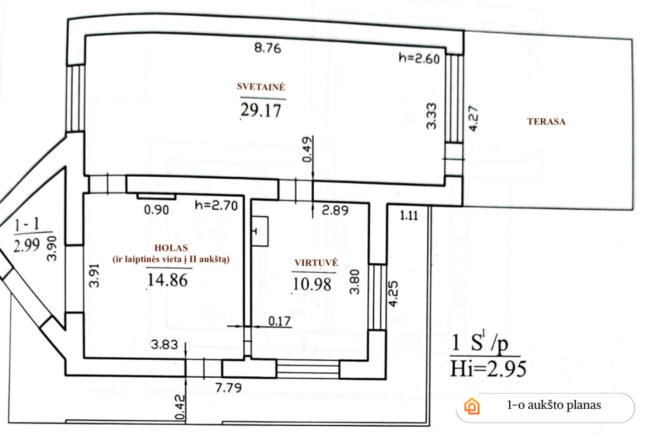 PARDUODAMAS erdvus 172,73 kv..m. sodo namas pu&scaron;yno apsuptyje, Prūdi&scaron;kės k., Vilniaus raj.