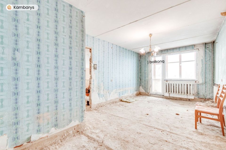 Parduodamas erdvus 1 kambario butas Radvili&scaron;kyje, J. Jaramino g.