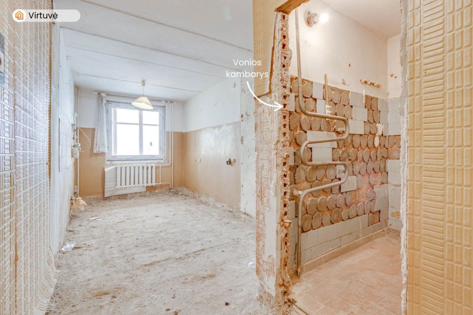 Parduodamas erdvus 1 kambario butas Radvili&scaron;kyje, J. Jaramino g.