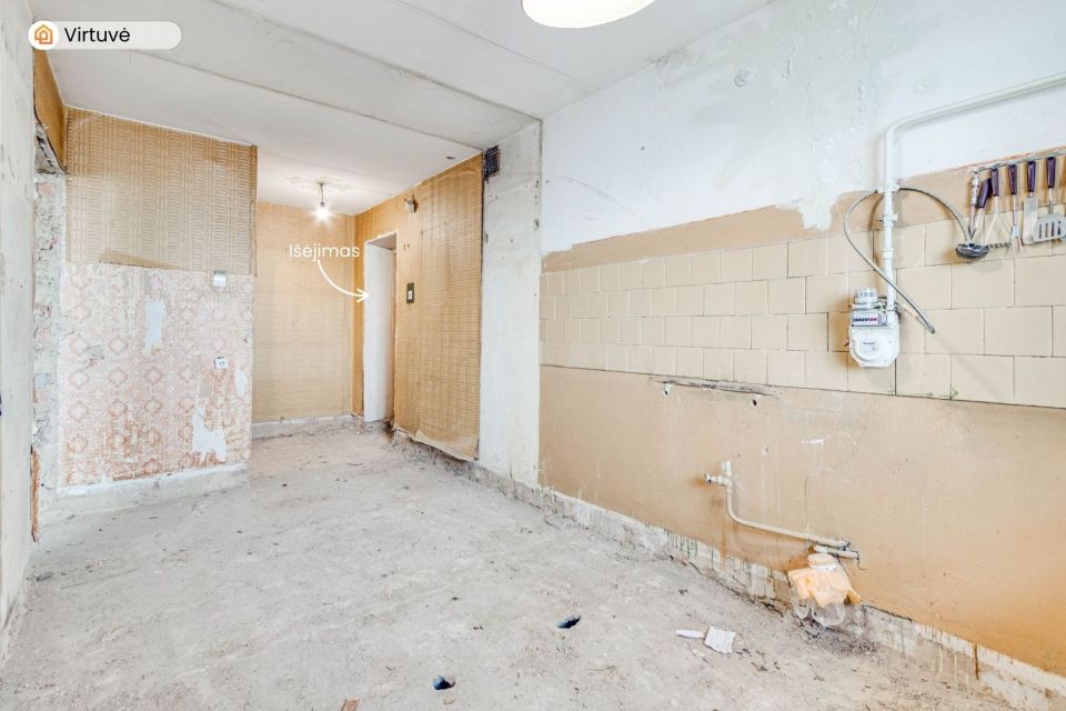 Parduodamas erdvus 1 kambario butas Radvili&scaron;kyje, J. Jaramino g.