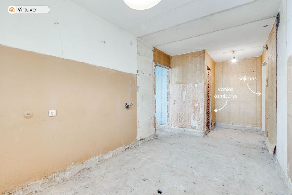 Parduodamas erdvus 1 kambario butas Radvili&scaron;kyje, J. Jaramino g.