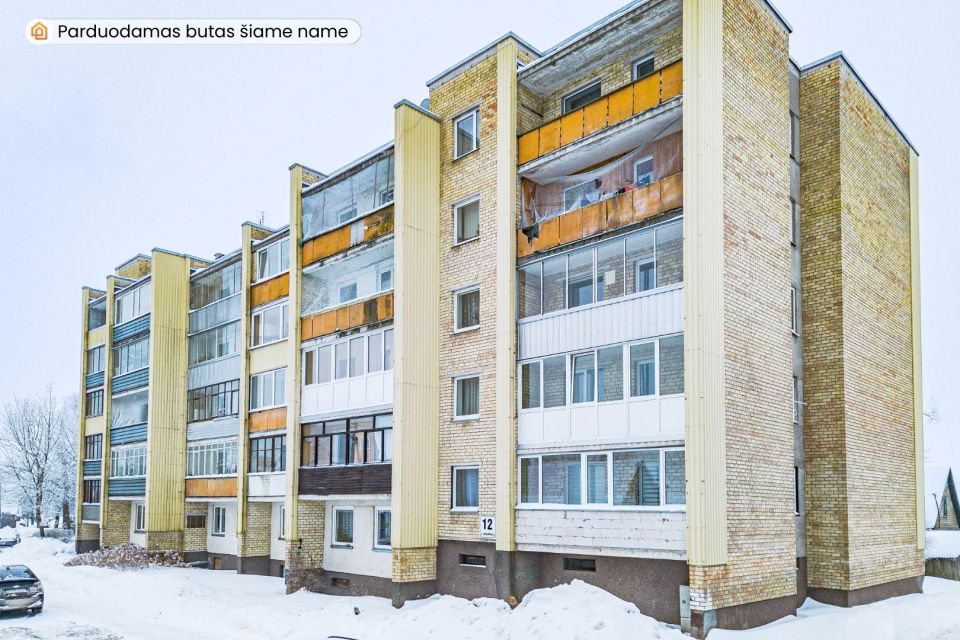 Parduodamas erdvus 1 kambario butas Radvili&scaron;kyje, J. Jaramino g.