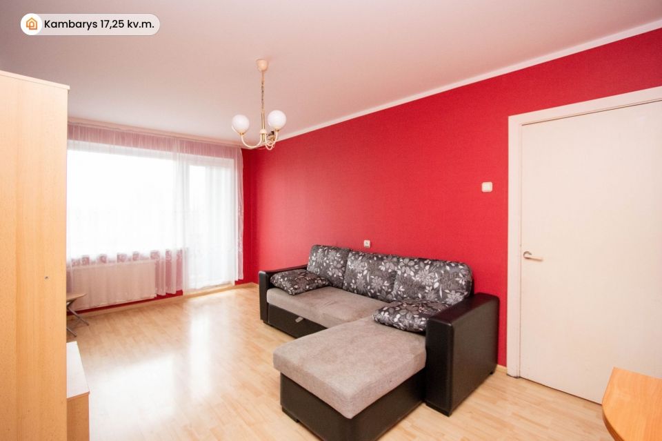 Parduodamas erdvus 1 kambario butas Rėkyvoje, Energetikų g. 1A, &Scaron;iauliuose