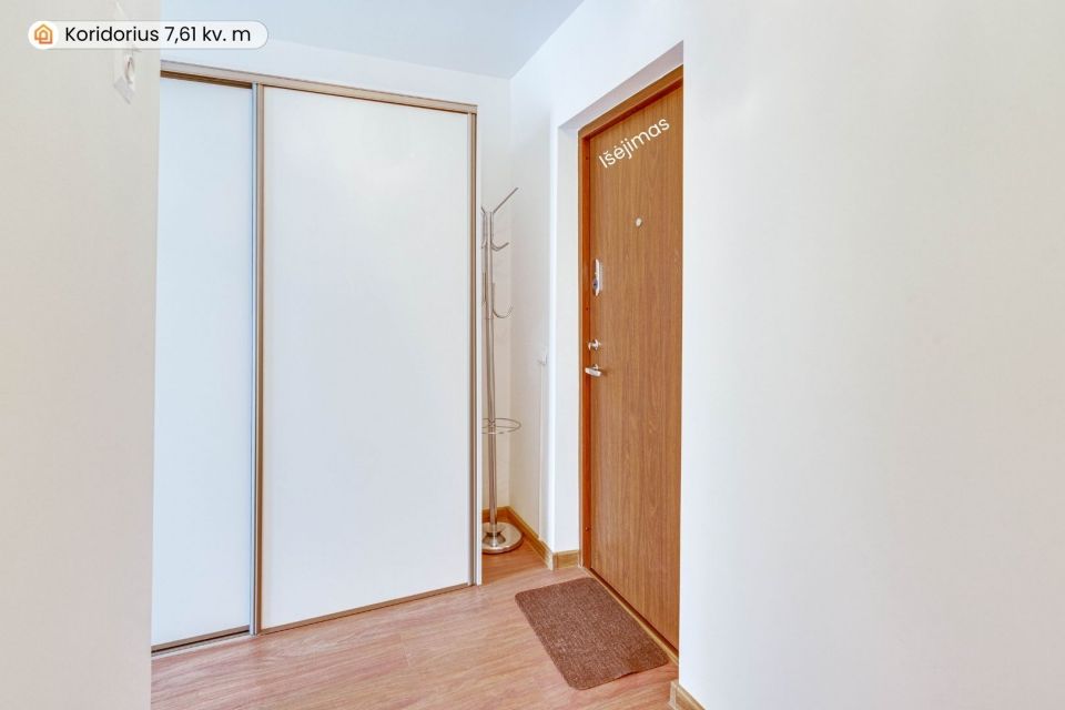 Parduodamas erdvus 1 kambario butas &Scaron;iauliuose, Kviečių g.