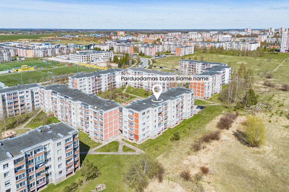 Parduodamas erdvus 1 kambario butas &Scaron;iauliuose, Kviečių g.