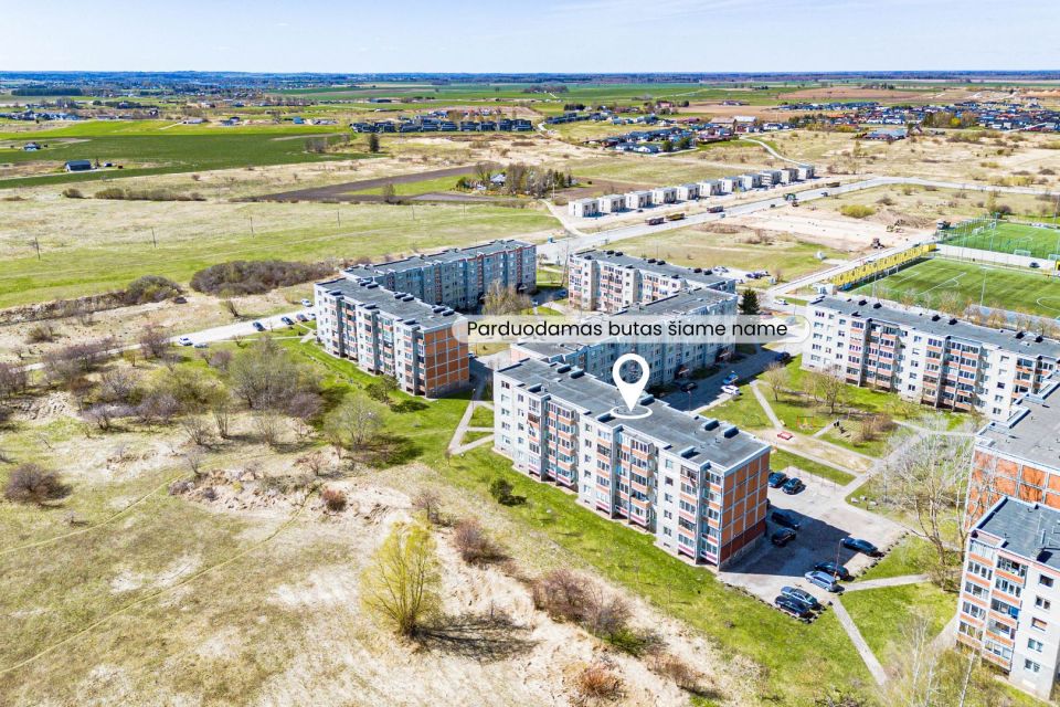 Parduodamas erdvus 1 kambario butas &Scaron;iauliuose, Kviečių g.