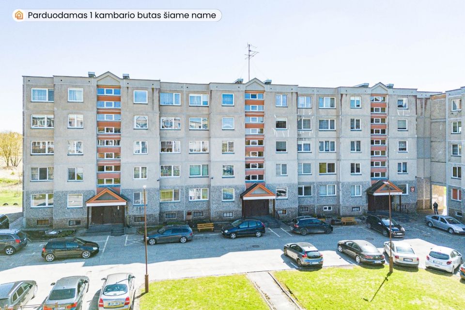 Parduodamas erdvus 1 kambario butas &Scaron;iauliuose, Kviečių g.