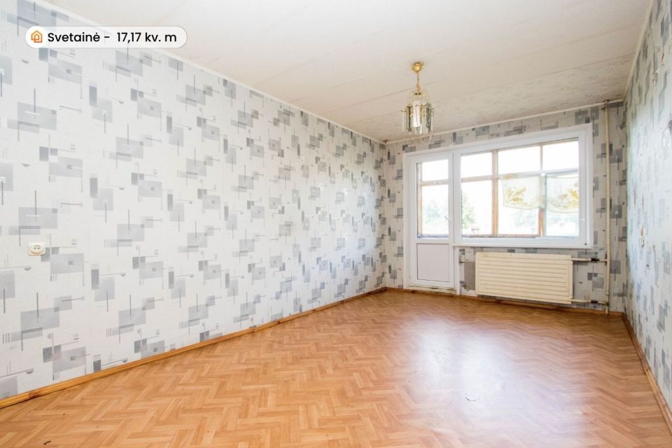 Parduodamas erdvus 2 kambarių butas Akmenės r., Ventoje, Žemaičių g. 47