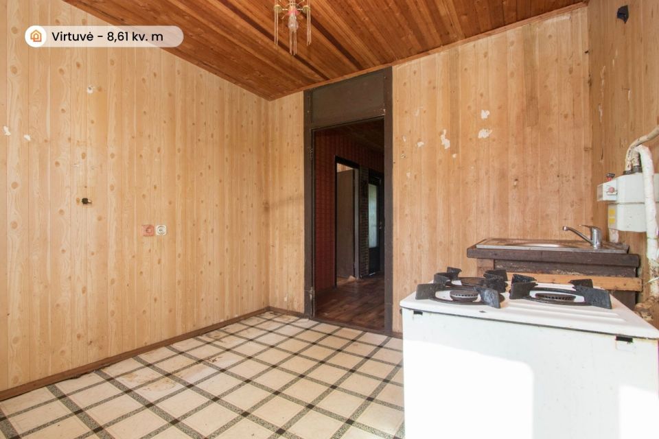 Parduodamas erdvus 2 kambarių butas Akmenės r., Ventoje, Žemaičių g. 47