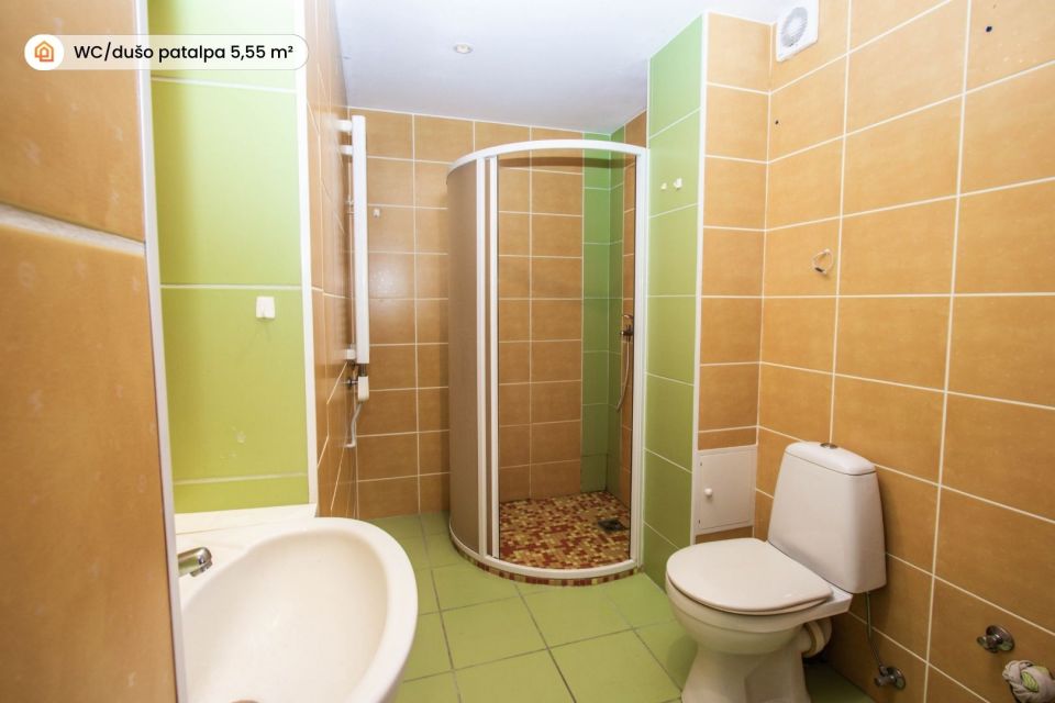 Parduodamas erdvus 45,12 kv.m. 1 kambario butas su grindiniu &scaron;ildymu Skuode, Vytauto g. 61