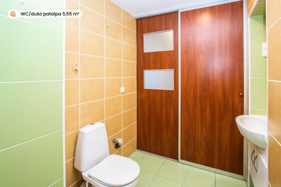 Parduodamas erdvus 45,12 kv.m. 1 kambario butas su grindiniu &scaron;ildymu Skuode, Vytauto g. 61