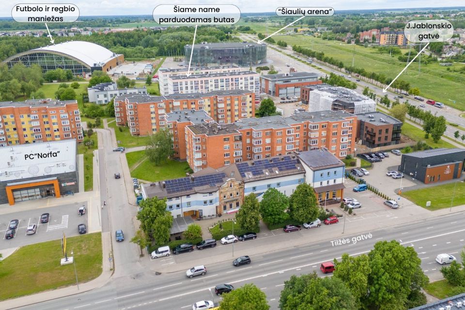 Parduodamas erdvus 4 kambarių butas su požeminiu parkingu Pauk&scaron;čių takas 2A, &Scaron;iauliai