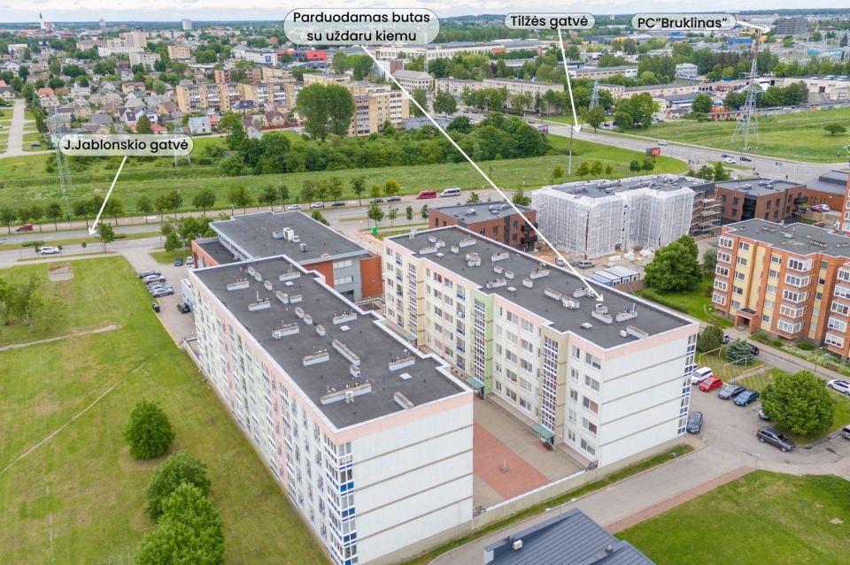 Parduodamas erdvus 4 kambarių butas su požeminiu parkingu Pauk&scaron;čių takas 2A, &Scaron;iauliai