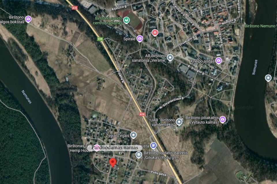 Parduodamas erdvus ir jaukus namas Bir&scaron;tone su 18 a. žemės sklypu