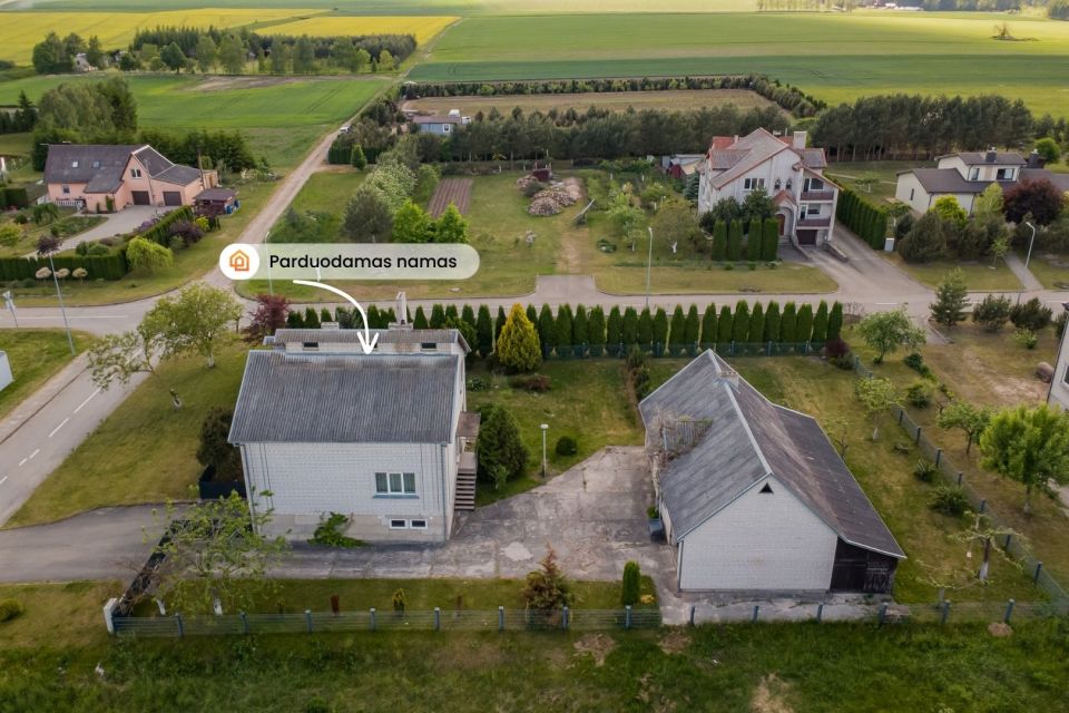 Parduodamas erdvus mūrinis namas Gaudžiočių g. 44, Naujojoje Akmenėje