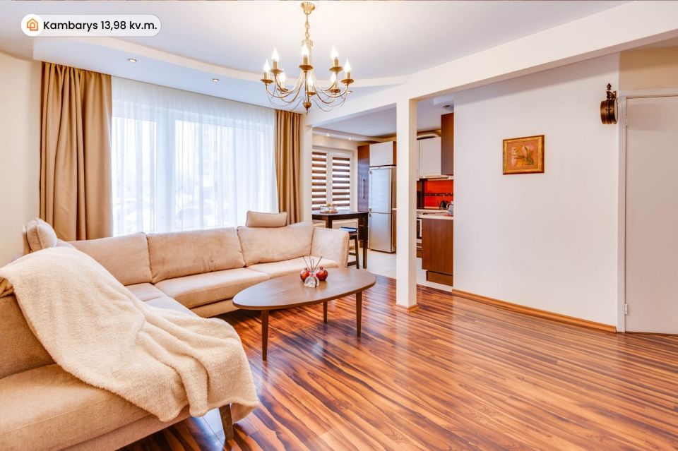 Parduodamas erdvus perplanuotas trijų kambarių butas K.Korsako g.43, &Scaron;iauliai