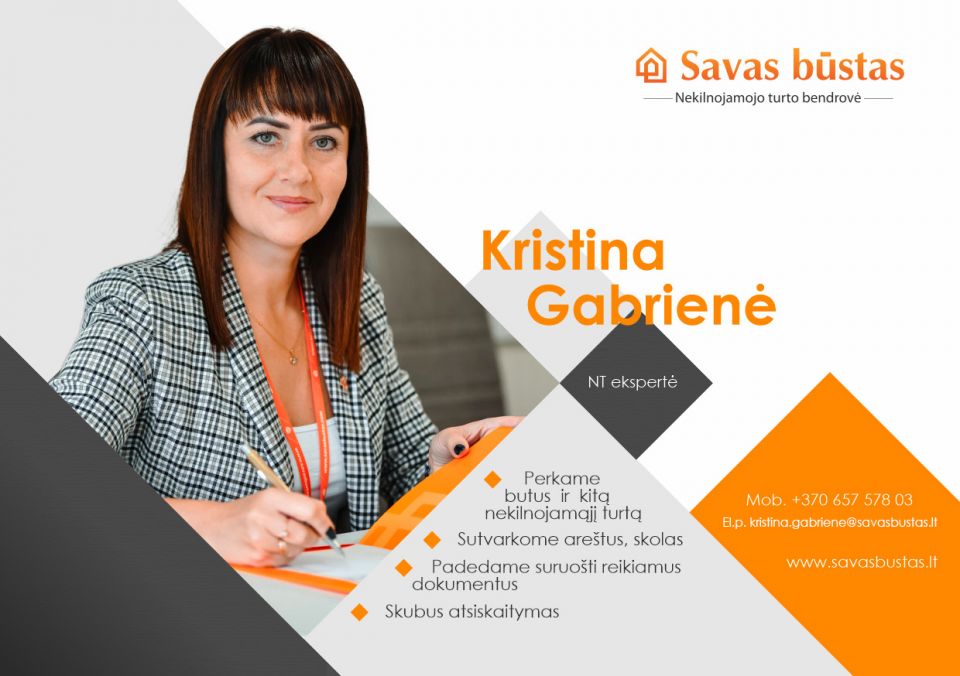 Parduodamas erdvus perplanuotas trijų kambarių butas K.Korsako g.43, &Scaron;iauliai