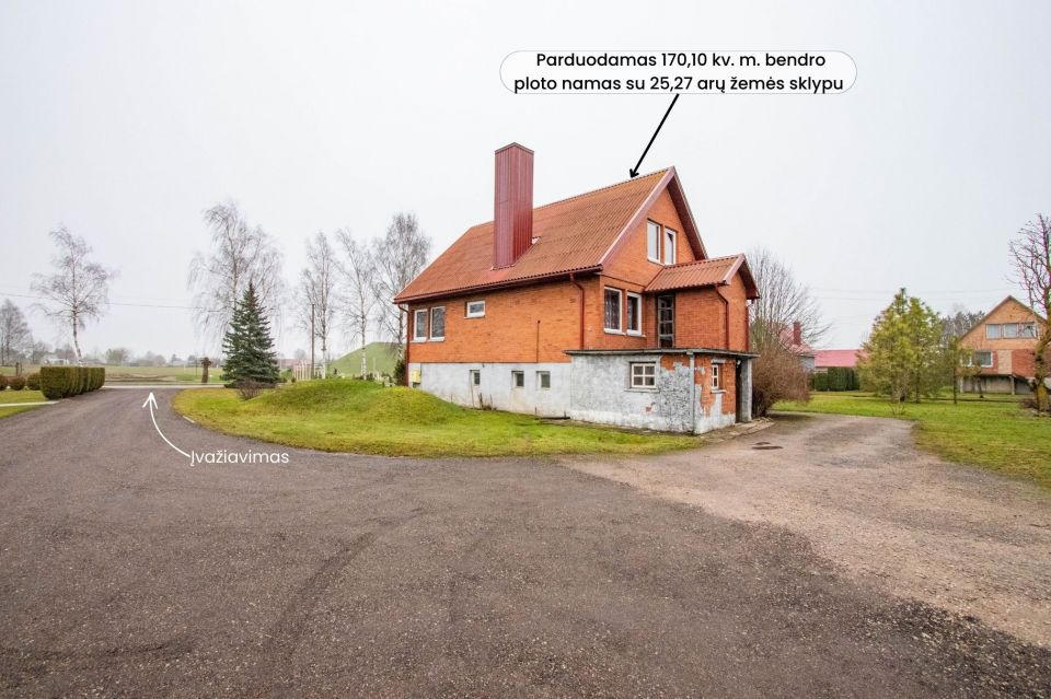 Parduodamas gyvenamas 170,10 kv.m. namas Naisiuose, Beržini&scaron;kės g. 6