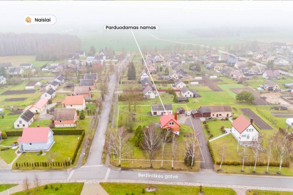 Parduodamas gyvenamas 170,10 kv.m. namas Naisiuose, Beržini&scaron;kės g. 6