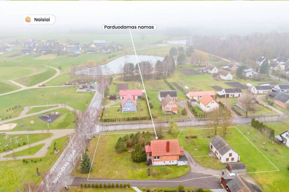 Parduodamas gyvenamas 170,10 kv.m. namas Naisiuose, Beržini&scaron;kės g. 6