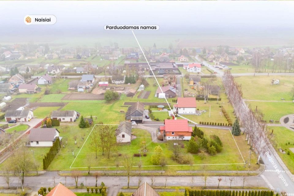 Parduodamas gyvenamas 170,10 kv.m. namas Naisiuose, Beržini&scaron;kės g. 6