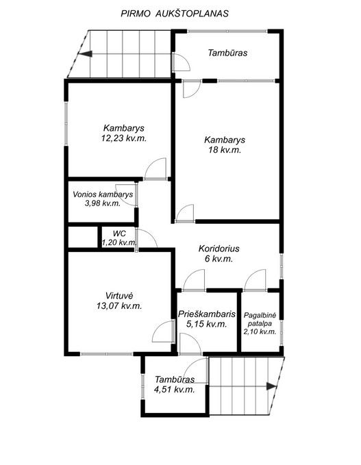 Parduodamas gyvenamas 170,10 kv.m. namas Naisiuose, Beržini&scaron;kės g. 6