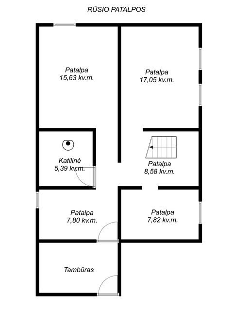 Parduodamas gyvenamas 170,10 kv.m. namas Naisiuose, Beržini&scaron;kės g. 6