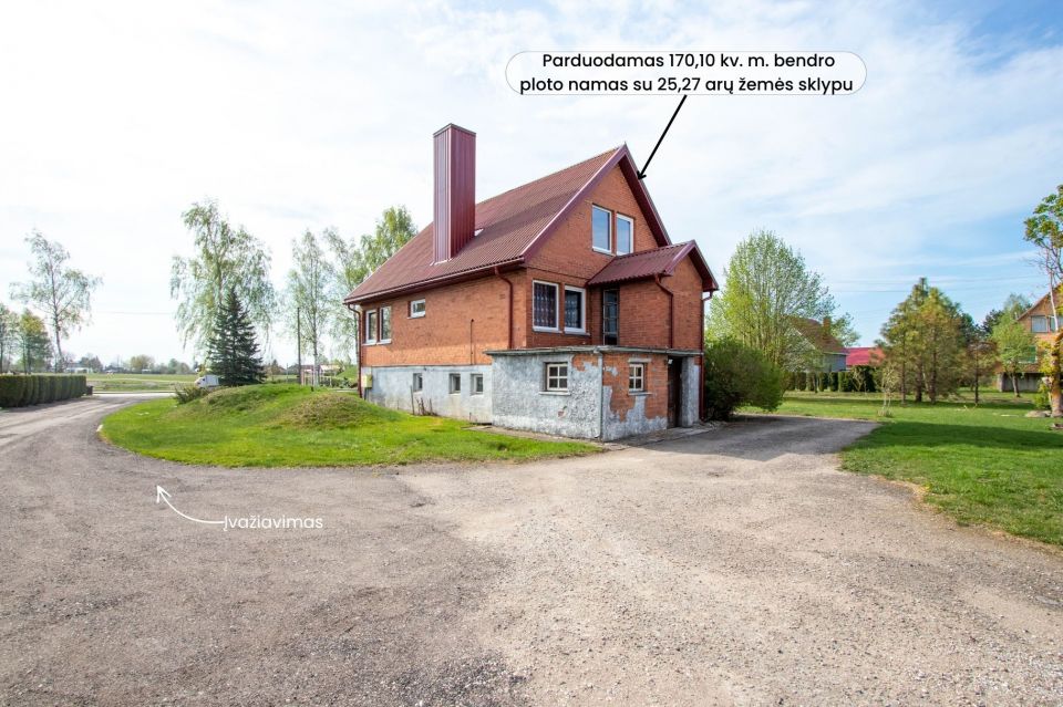 Parduodamas gyvenamas 170,10 kv.m. namas Naisiuose, Beržini&scaron;kės g. 6