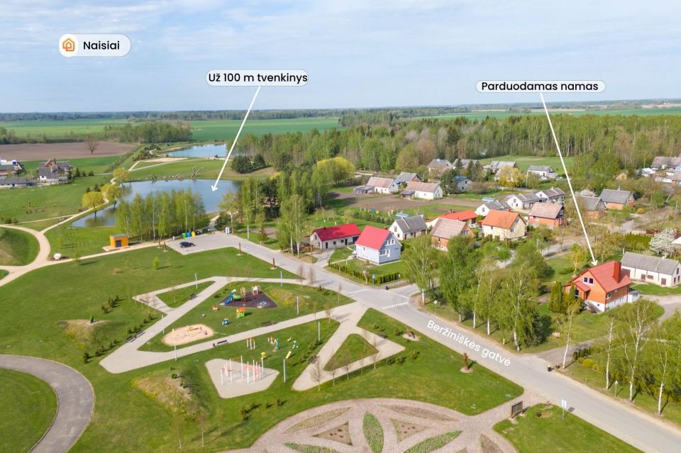 Parduodamas gyvenamas 170,10 kv.m. namas Naisiuose, Beržini&scaron;kės g. 6