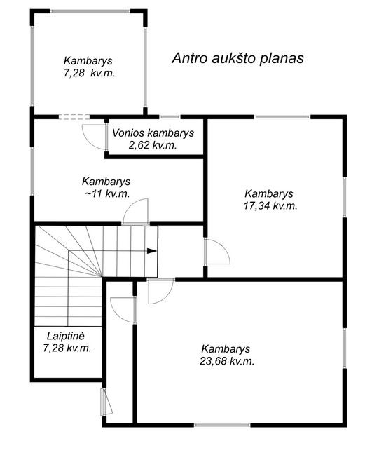 Parduodamas gyvenamas namas Kelmės r., Kolainių k., Jaunimo g. 15