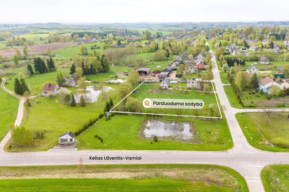 Parduodamas gyvenamas namas Kelmės r., Kolainių k., Jaunimo g. 15