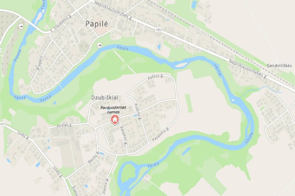 Ramioje vietoje! Parduodamas gyvenamasis namas Akmenės r., Daubi&scaron;kių k., Beržų g. 23