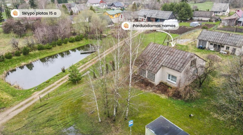 Parduodamas gyvenamasis namas Notėnų k., Skuodo r., Notės g. 40