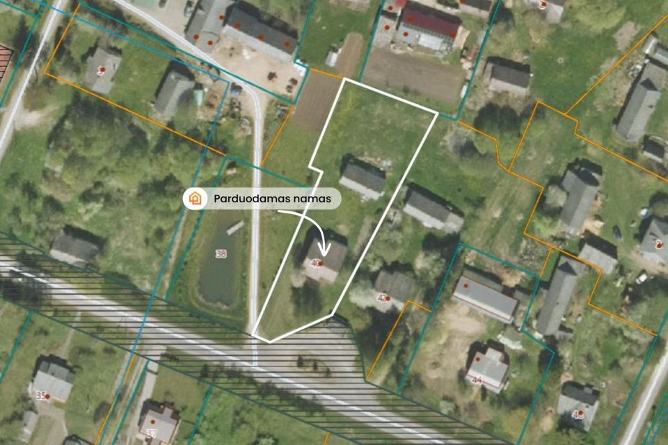 Parduodamas gyvenamasis namas Notėnų k., Skuodo r., Notės g. 40