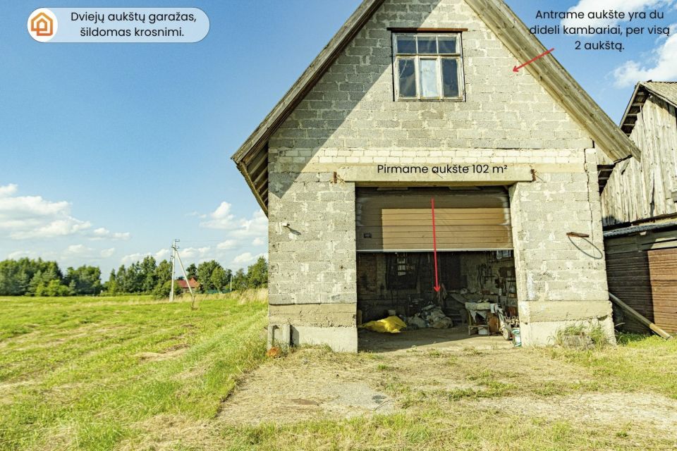 Parduodamas gyvenamasis namas, &scaron;alia Vievio miesto, Balceri&scaron;kių k., Kauno g. 79.