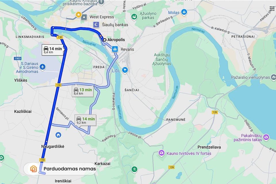 Parduodamas gyvenamasis namas su 55 arų namų valdos sklypu, adresu Atgimimo g., Teleičių k., Kauno rajonas.