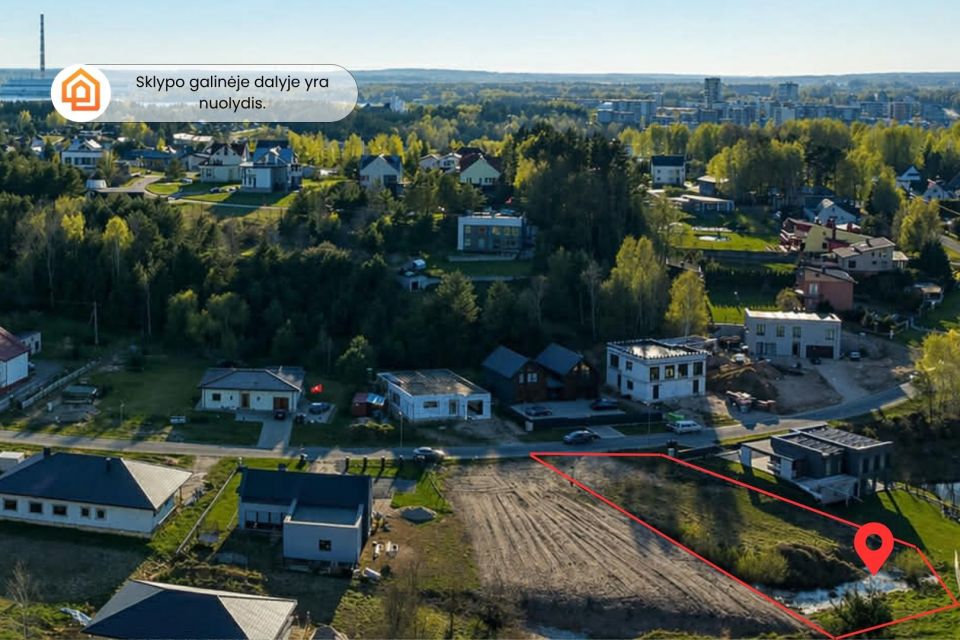 Parduodamas gyvenamosios paskirties žemės sklypas Alinkos g., 53D Elektrėnų m.