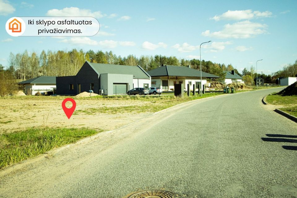 Parduodamas gyvenamosios paskirties žemės sklypas Alinkos g., 53D Elektrėnų m.