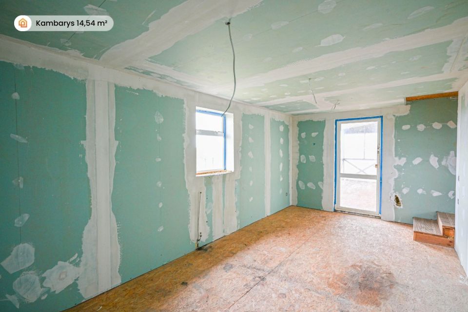 Parduodamas mobilus namelis su 13,42 arų žemės sklypu, Kretingos r. sav., Vydmantų sen. Kiauleikių k., Baltijos aklg.