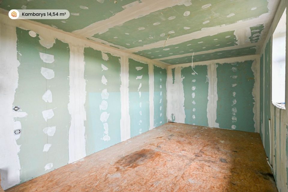 Parduodamas mobilus namelis su 13,42 arų žemės sklypu, Kretingos r. sav., Vydmantų sen. Kiauleikių k., Baltijos aklg.