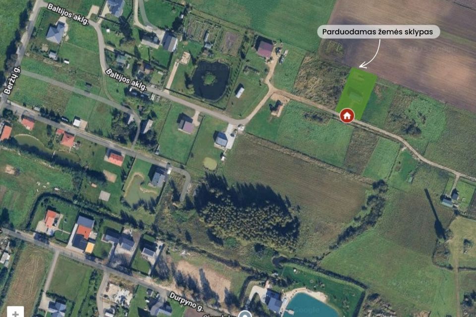 Parduodamas mobilus namelis su 13,42 arų žemės sklypu, Kretingos r. sav., Vydmantų sen. Kiauleikių k., Baltijos aklg.