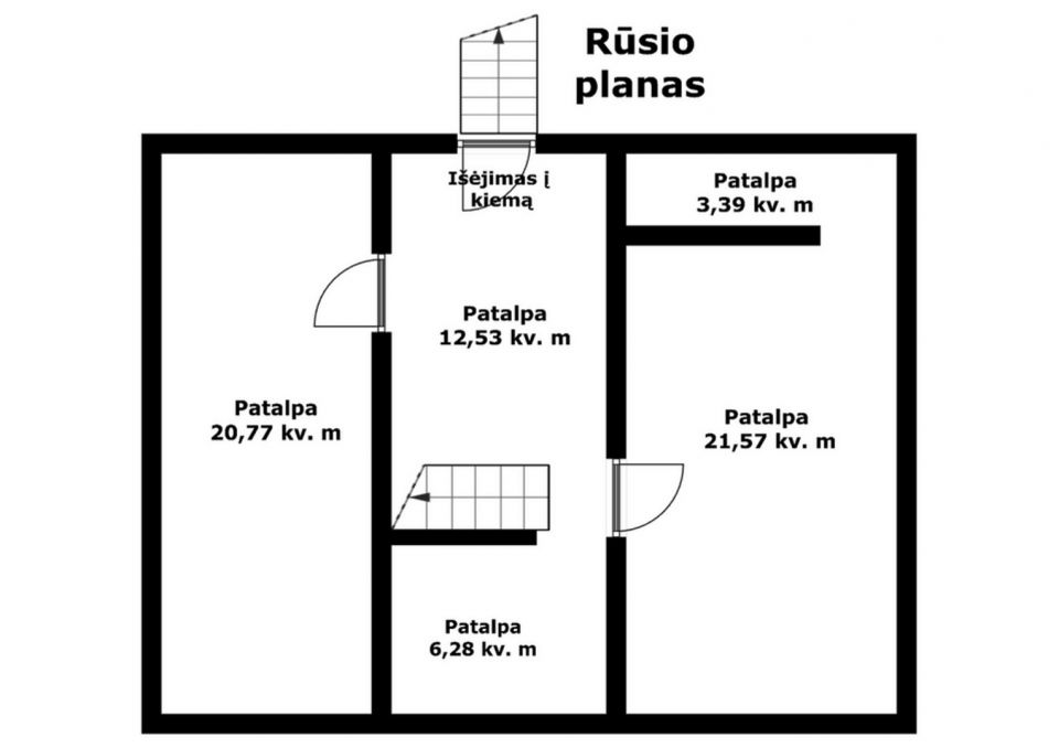 Parduodamas išskirtinio išplanavimo, kokybiškomis medžiagomis įrengtas namas Noreikių k., Šiaulių r.