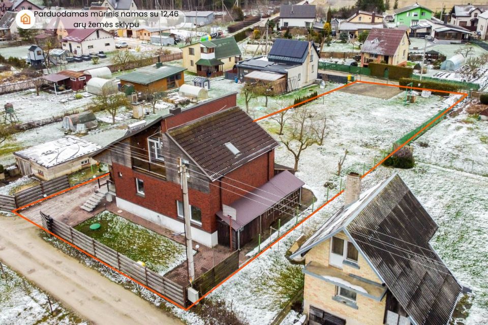 Parduodamas išskirtinio išplanavimo, kokybiškomis medžiagomis įrengtas namas Noreikių k., Šiaulių r.